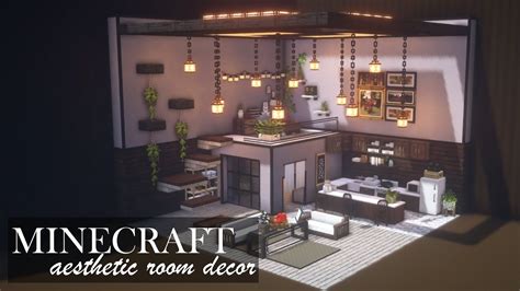 Minecraft Aesthetic And Cozy Room Interior Design Minecraft House