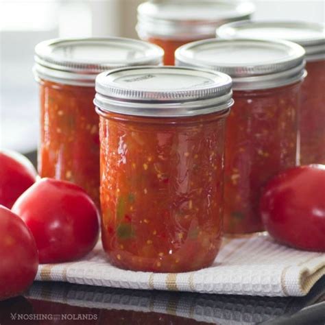 This salsa is the result of my trying several recipes and experimenting and changing those. Homemade Canned Tomato Salsa is the best with fresh summer produce.