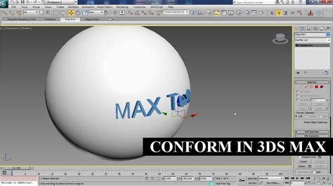 Conform In 3ds Max Youtube