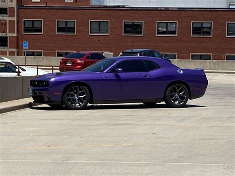 Purple Dodge Challenger Rt
