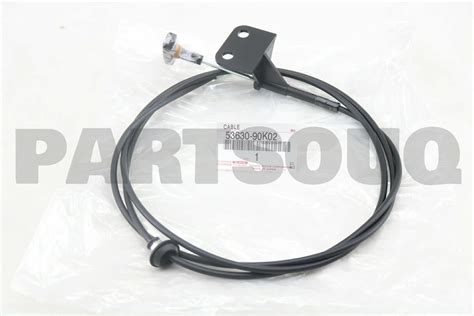 5363090k02 Genuine Toyota Cable Assy Hood Lock Control 53630 90k02 Ebay