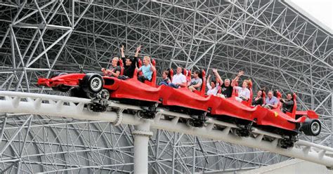 Formula rossa, the world's fastest roller coaster. The Formula Rossa Roller Coaster at Ferrari World Fulfills Your Need For Speed!