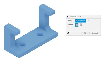 featurecamを使用してfusion 360でstlモデルをソリッドに変換