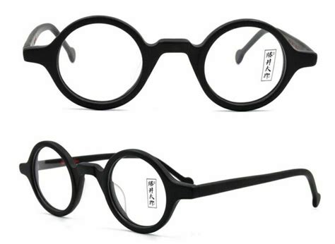 38mm Small Round Vintage Eyeglass Frames Acetate Rx Able Spectacles Glasses K Ebay