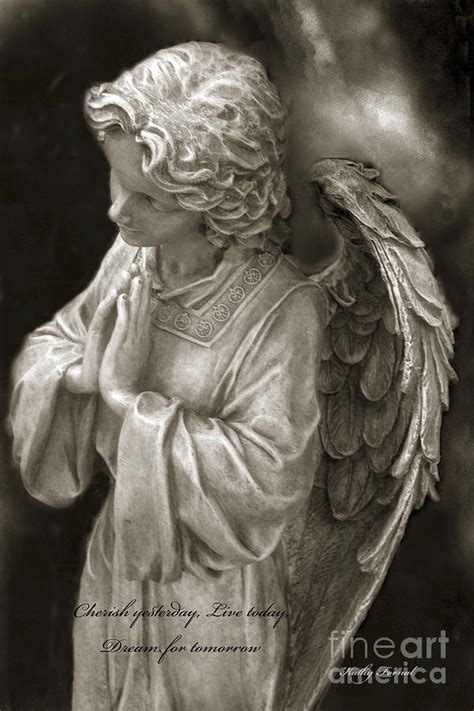 Angel Praying Inspirational Angel Art Dreamy Surreal Angel In Prayer