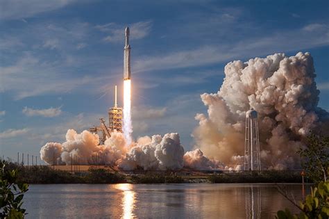Get your doze of space inspiration with this collection of spacex wallpapers. HD wallpaper: white rocket, space, Launch, launching ...