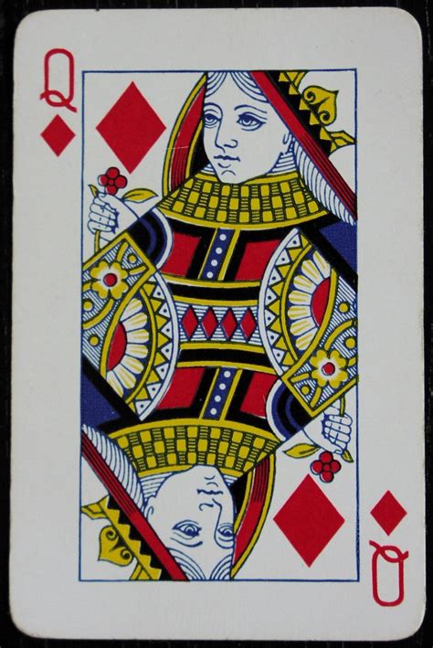 The Queen Of Diamonds Meanings And Symbolism Diamond Meaning Cards