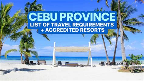 Cebu Province List Of Dot Accredited Hotels And Resorts The Poor