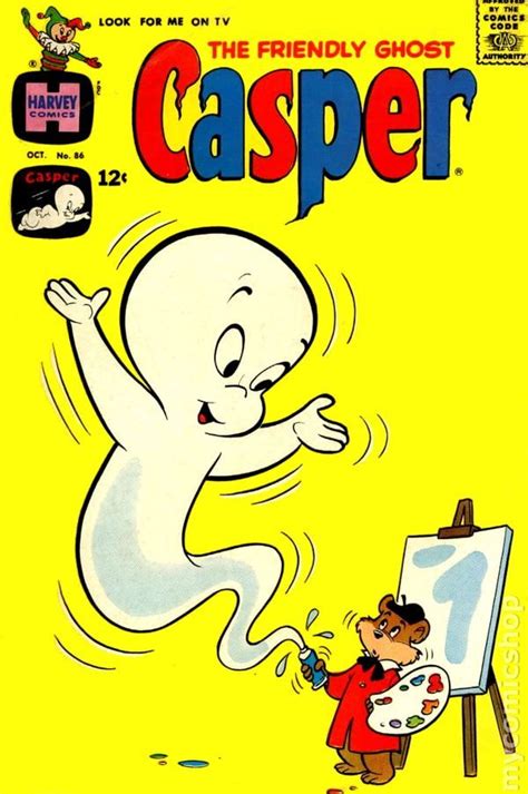 Casper The Friendly Ghost 1958 3rd Series Harvey 86 Book Cover Art Comic Book Covers Vintage
