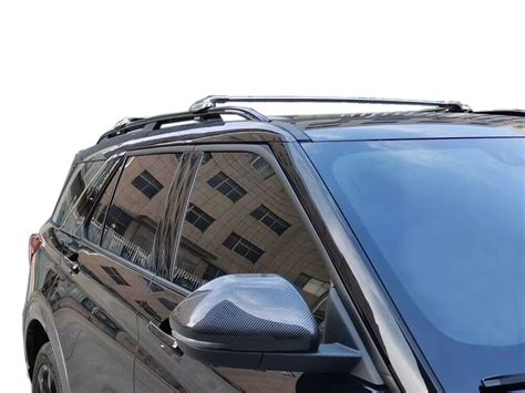 Rokiotoex Stainless Steel Roof Rack Crossbars Fits For Ford Explorer
