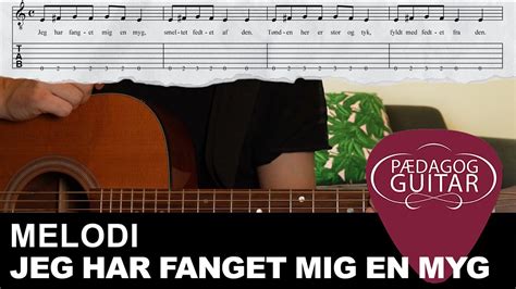 guitar melodi til jeg har fanget mig en myg begynder tabs 🦟 youtube