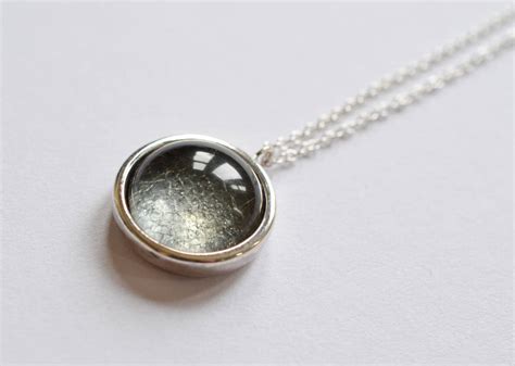 Flat Round Silver Pendant By Kate Holdsworth Designs