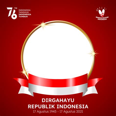 Twibbon Hari Kemerdekaan Indonesia Hut Ri Ke