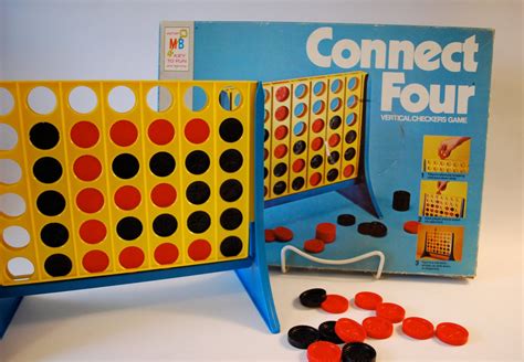 Vintage Connect Four Game By Milton Bradley