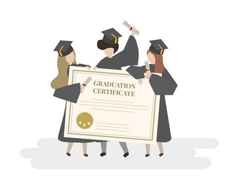 Illustration Of Graduation Certificate Download Free Vectors Clipart