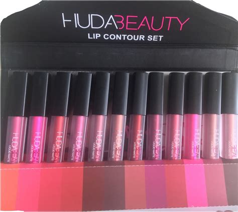 Huda Beauty Set Of 12 Lip Gloss Price In India Buy Huda Beauty Set