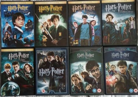 Harry Potter Collection Years 1 7b Box Set Dvd 2011 For Sale