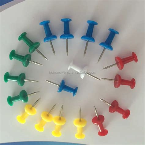Custom Assorted Color Flat Push Pins Buy Assorted Color Flat Push
