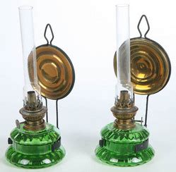 For use with lamp oil or kerosene. Oil Lamp (2); Continental?, Kosmos Brenner, Ribbed Fonts ...
