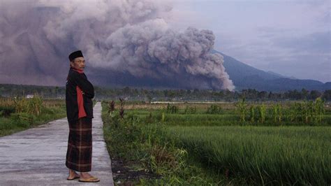 Warga Mengungsi Saat Gunung Berapi Indonesia Gunung Semeru Meletus Npr