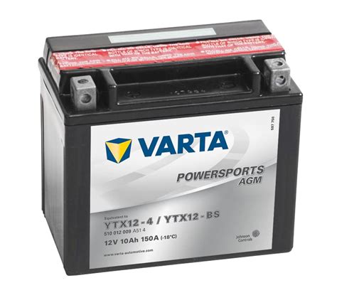 Varta Batterie Moto Ytx12 Bs 12v 10ah 90a Migros