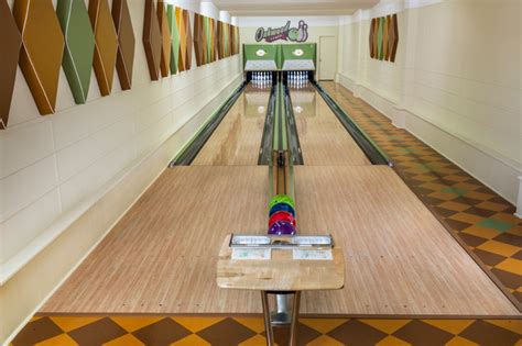 Vintage 1950s Equipment Restored For Retro Home Bowling Alley Modern