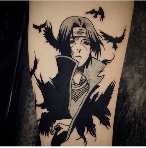 Amazing Naruto Tattoo Itachi Anime Tattoo Anime Art Tatuagem