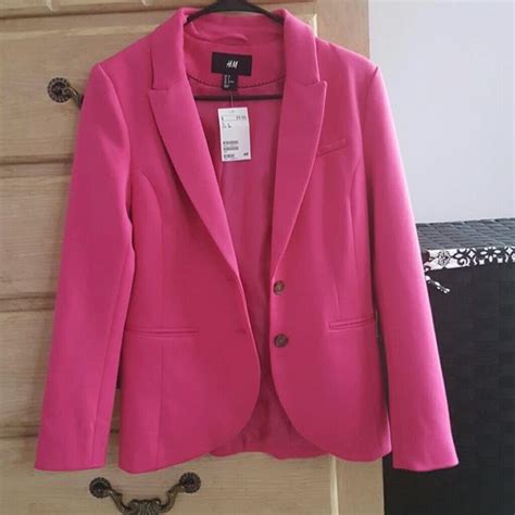 Handm Hot Pink Blazer Hot Pink Blazers Pink Blazer Blazer