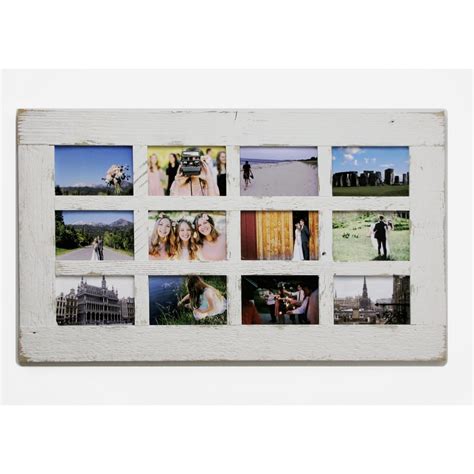 Window Style 12 Opening 4x6 Multi Photo Frame Collage Picture
