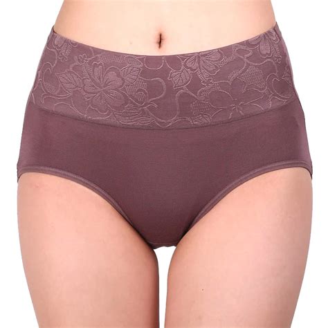zw90 women modal panty high waist breathable trigonometric panties plus size female underwear