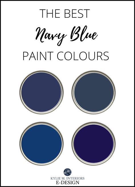 The 12 Best Navy Blue Paint Colours For Cabinets Islands Front Doors