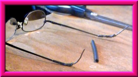 How To Repair The Temple Tips On Your Eyeglasses Youtube