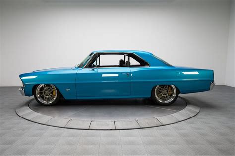 1967 Blue Chevrolet Nova Pro Touring Ls7 660hp V8 Chevrolet Cars And