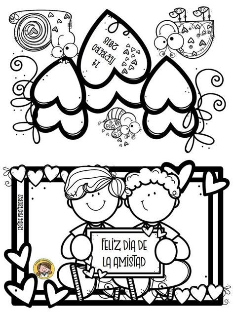Dibujos Para Colorear Del Amor Y La Amistad Dibujos para colorear y regalar el Día del Amor y