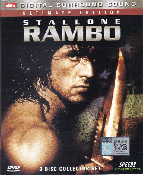 Dvd Sylvester Stallone Rambo Ultimate Movie Collection Box Set Region All