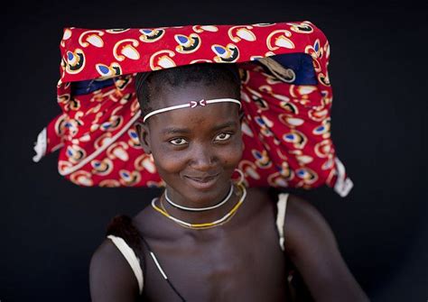 Africa Portrait Of A Mucubal Woman Angola © Eric Lafforgue African Tribes African Women