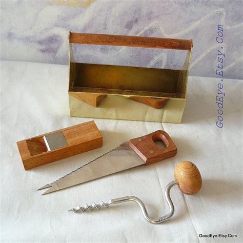 Vintage 60s Japan Woodworking Tool Set Stainless By Goodeye 4800