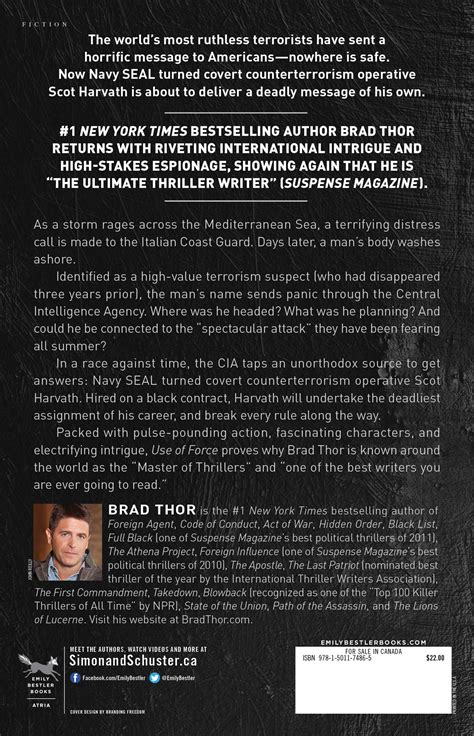 Use Of Force Book By Brad Thor Official Publisher Page Simon