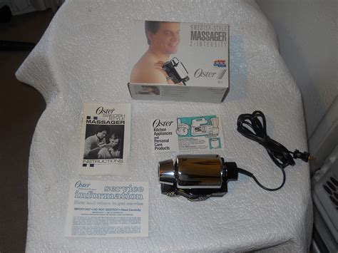 Oster Swedish Style Massager 2 Speed Imperial Professional 138 11 Health And Household