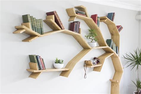 The Windswept Oak Tree Bookshelf Tree Bookcase Tree Shaped