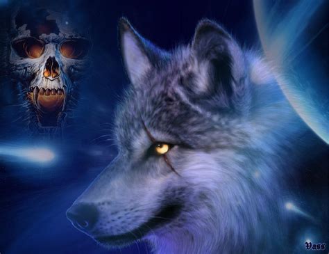 Skull Wolves Fan Art 35485886 Fanpop