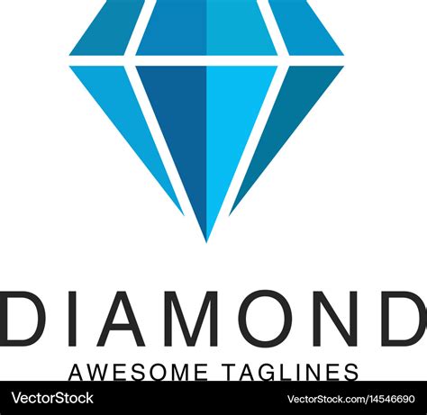 Diamond Logo Premium Royalty Free Vector Image