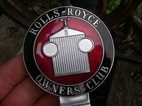 Maybe you would like to learn more about one of these? ROLLS ROYCE OWNERS CLUB - RROC Badge Emblem Plakette ...