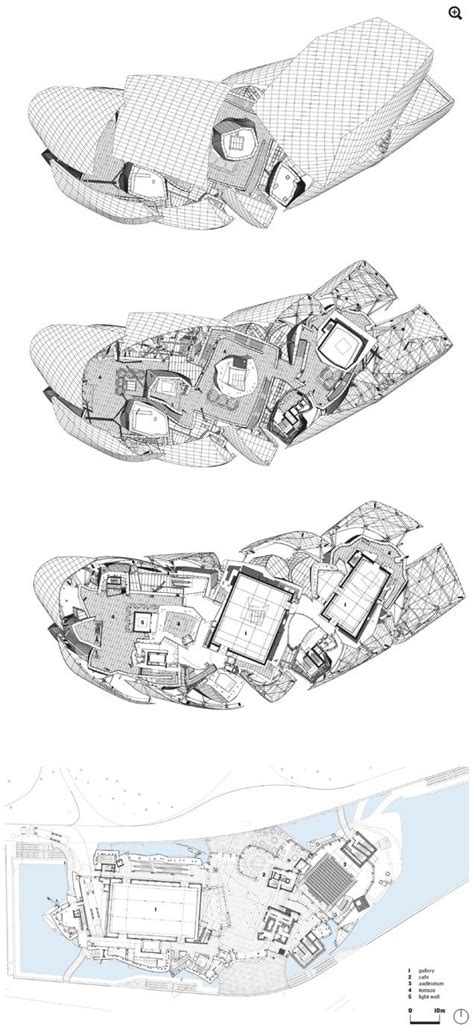 Plans Of Fondation Louis Vuitton By Gehry Partners Fondation Louis