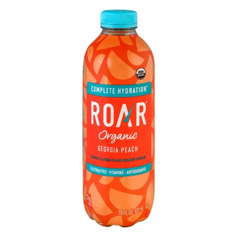 ROAR Organic Georgia Peach Sports Drink Shop Sports Energy Drinks