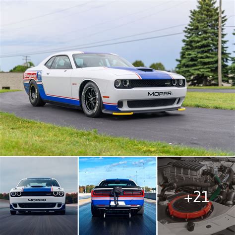 Experience The Thrill Of The 2021 Dodge Challenger Mopar Drag Pak