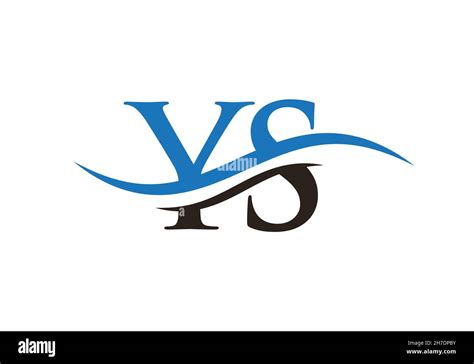 Water Wave Ys Logo Vector Swoosh Letter Ys Logo Design For Business