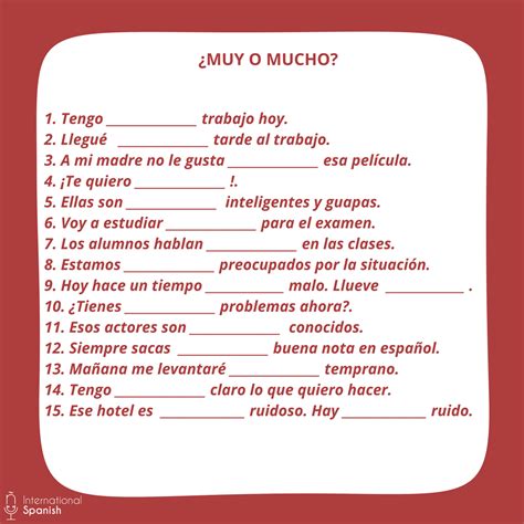 Muy O Mucho Spanish Lessons Online Spanish Words For Beginners