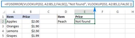 How to use IFERROR in Excel with formula examples