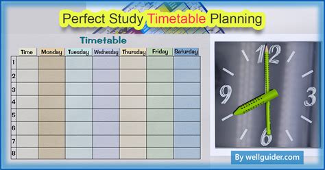 8 Tips To Make A Study Timetable Study Planner